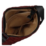 Dámská prošívaná crossbody kabelka s třásněmi Yana, červená