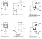 VILLEROY & BOCH - Venticello Odsávací pisoár bez poklopu, 285x545x315 mm, alpská bílá 5504R001