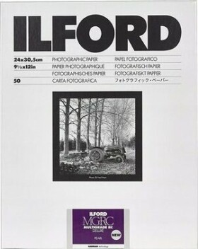 Ilford MG RC DL 1M / 100 listů / 13 x 18 cm / černobílý fotografický papír / lesklý (HAR1179848)