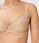 Dámská podprsenka Modern Lace+Cotton W02 - BROWN - sv. béžová 00EP - TRIUMPH BROWN 85E