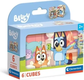 Clementoni Obrázkové kostky Bluey