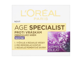 L'Oréal Paris Age Specialist 55+ obnovující krém proti vráskám noční 50 ml