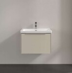 VILLEROY & BOCH - Subway 3.0 Umyvadlová skříňka, 62x43x48 cm, 1 zásuvka, Cashmere Grey C57502VN