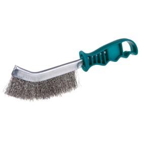 Kartáč ocelový, úzký, 25cm, nerez, plastová rukojeť, WESTBERG