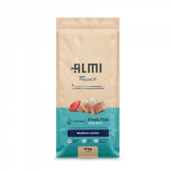 Almi Medium Junior Granule s mořskou řasou 12 kg