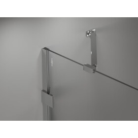 MEXEN/S - Lunar vanová zástěna FIX 70 x 150, transparent, chrom 897-070-000-01-00