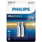 Philips baterie AAA Ultra Alkaline - 2ks (LR03E2B/10)