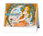 Stolní kalendář 2027 Baloušek Alfons Mucha
