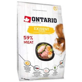 Ontario Cat Exigent 400g / Granule pro dospělé kočky (213-10533)