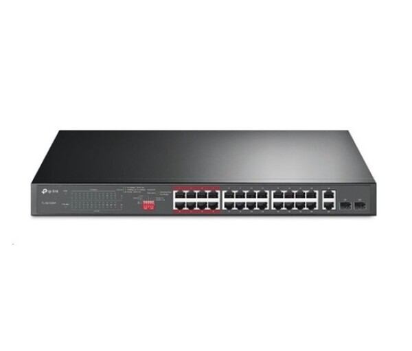 TP-Link CCTV switch TL-SL1226P (24x100Mb/s, 2xGbE/2xSFP combo, 24xPoE+, 250W) EDF_438474