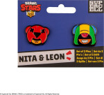 Brawl Stars set pinů (Nita & Leon) - EPEE