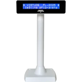 Virtuos FL-2025MB bílá / Zákaznický displej / LCD / 2x20 znaků / USB (EJG0005)