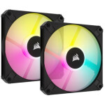 Corsair AF Slim Series RGB 120mm černá 2ks / Fluid Dynamic Bearing / 600-2000 RPM / 56.3 CFM / 4-pin (CO-9050163-WW)