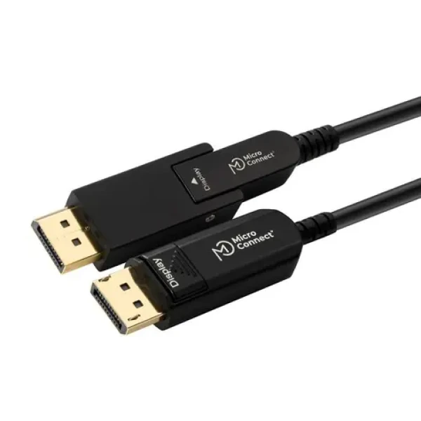 MicroConnect Premium Optic Fiber Kabel Mini DisplayPort 1.4 (M) - DisplayPort (M) 15m černá / redukce z MiniDP na DP (DP-MMG-1500MBV1.4OP)