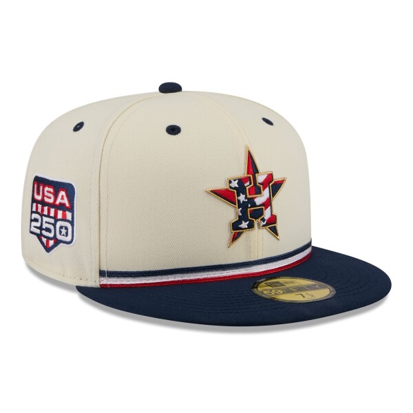 New Era Pánská kšiltovka Houston Astros MLB 2026 4th of July USA 250 59FIFTY Fitted Velikost: 7 1/8