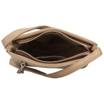 Trendy dámská mini crossbody kabelka Tirila, béžová