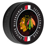 Mustang Puk Chicago Blackhawks NHL Ribbon Printed