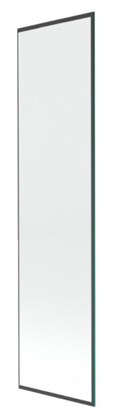 MEXEN - NEXT sklo k vanové zástěně 70x150 fix 6mm, černý rám 895-070-000-00-70