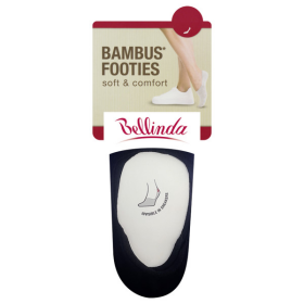 Bambusové velmi nízké dámské ponožky BAMBUS FOOTIES SOCKS - BELLINDA - černá 39 - 42