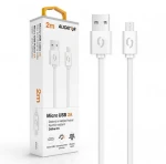 Aligator 2A Datový kabel micro USB 2m bílá (DAKA010)