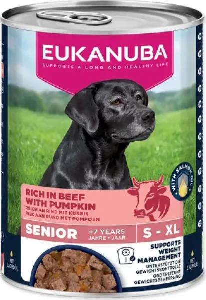 Eukanuba Life Care Senior hovězí s dýní 400 g / Konzerva pro psy / pro seniory všech plemen (1724-6264)