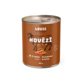 Louie konzerva Hovězí s mrkví Hmotnost: 800g