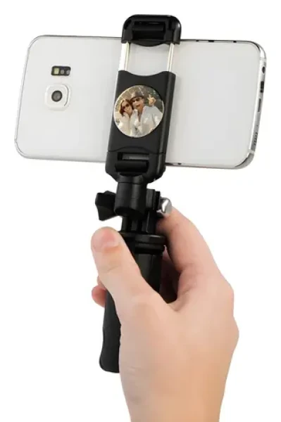 Mini stativ pro smartphone 20 cm černý / Stativ / Kapesní provedení (4621)