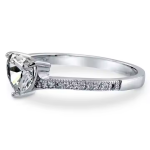 LUNICA Stříbrný prsten ZAMILOVANÉ SRDCE Velikost prstenu: 7 (EU: 54-56) 0641_7