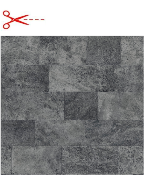 CGT Alkor Aquasense Signature - 3D Imperial Grey, 1,65 m šířka, 1,8 mm tloušťka, metráž - Bazénová fólie, cena je za m2