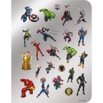 Marvel samolepky 100 ks s omalovánkami Marvel samolepky 100 ks s omalovánkami