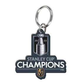 Fanatics Přívěšek na klíče Vegas Golden Knights 2023 Stanley Cup Champions Premium Acrylic Key Ring FA_200222691
