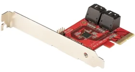 StarTech PCIe karta SATA III 4 porty / Řadič SATA / PCI Express / 4x SATA III / čipset ASMedia ASM1164 (4P6G-PCIE-SATA-CARD)