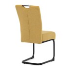 Jídelní židle, žlutá, látka, DCL-E2008 YEL2