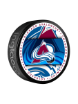 Inglasco / Sherwood Puk Colorado Avalanche Medallion Souvenir Collector Puck