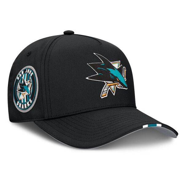 Fanatics Pánská kšiltovka San Jose Sharks NHL 2025 Draft Authentic Pro Structured Adjustable Meshback