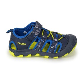 Chlapecké sandály BUGGA LUMA Dark Blue/Yellow - tmavě modré - 32