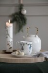 HAMMERSHOI Vánoční hrnek 2018 Kähler 330 ml - KÄHLER Hrnek Hammershøi Christmas 2018, bílá barva, multi barva, porcelán