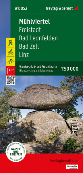 Mühlviertel 1:50 000 / turistická, cyklistická a rekreační mapa