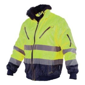 Bunda pilotka, multifunkční, 3 v1, S, žlutá, STALCO