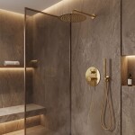 REA - Podomítková sprchová sada Venti Gold + BOX REA-P8713