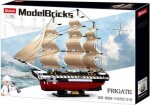 Sluban Model Bricks M38-B0836 Fregata USS Constitution válečná loď /LEGO - kompatibilní/ figurek|dílků: 1|1118