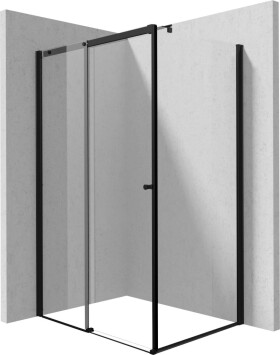 DEANTE - Sprchový kout Kerria Plus černá, obdélníková, 120x90 cm KKNNP12S09