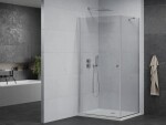 MEXEN/S - Pretoria sprchový kout 70x120, transparent, chrom + sprchová vanička včetně sifonu 852-070-120-01-00-4010