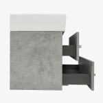 Koupelnová skříňka s umyvadlem SAT Cube Way 60x53x46 cm beton mat CUBE46602BESATCWL CUBE46602BESATCWL