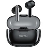 Buxton BTW 3800 černá / Bezdrátová sluchátka / mikrofon / IPX6 / hlasoví asistenti / Bluetooth 5.3 (8590669352999)