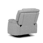 Relaxační křeslo, šedá látka, TV-4088 SIL2