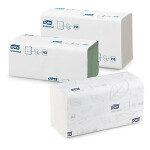 15 x Papírové ručníky TORK, sklad typu ZZ, 250x230mm, dvouvrstvé, bílé