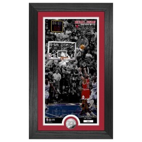 Obraz Chicago Bulls NBA Michael Jordan The Last Shot 98 Finals Silver Coin