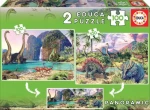 EDUCA Puzzle Panorama Dinosauří svět