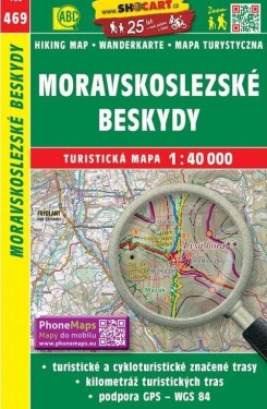SC 469 Moravskoslezské Beskydy 1:40 000
